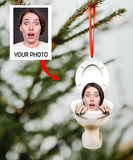 Custom Photo Ornament - Personalized Photo Mica Ornament - Gift For Family Member - Funny Christmas Moments | NewF