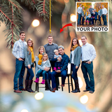 Custom Family Photo Ornament - Family Mica Ornament - Christmas Gift For Family, Family Members | Friend 4