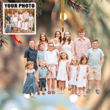 Custom Family Photo Ornament - Personalized Photo Mica Ornament - Birthday, Christmas Gift For Family, Family Members | Friend 11