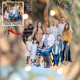 Custom Photo Ornament - Family Photo Gift - Christmas, Birthday Gift For Family, Family Members, Mom, Dad, Husband, Wife | Friend 1