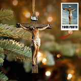 Custom Photo Ornament for God Lover - Perfect Gift for Christians, Family and Friends | Jesus 3